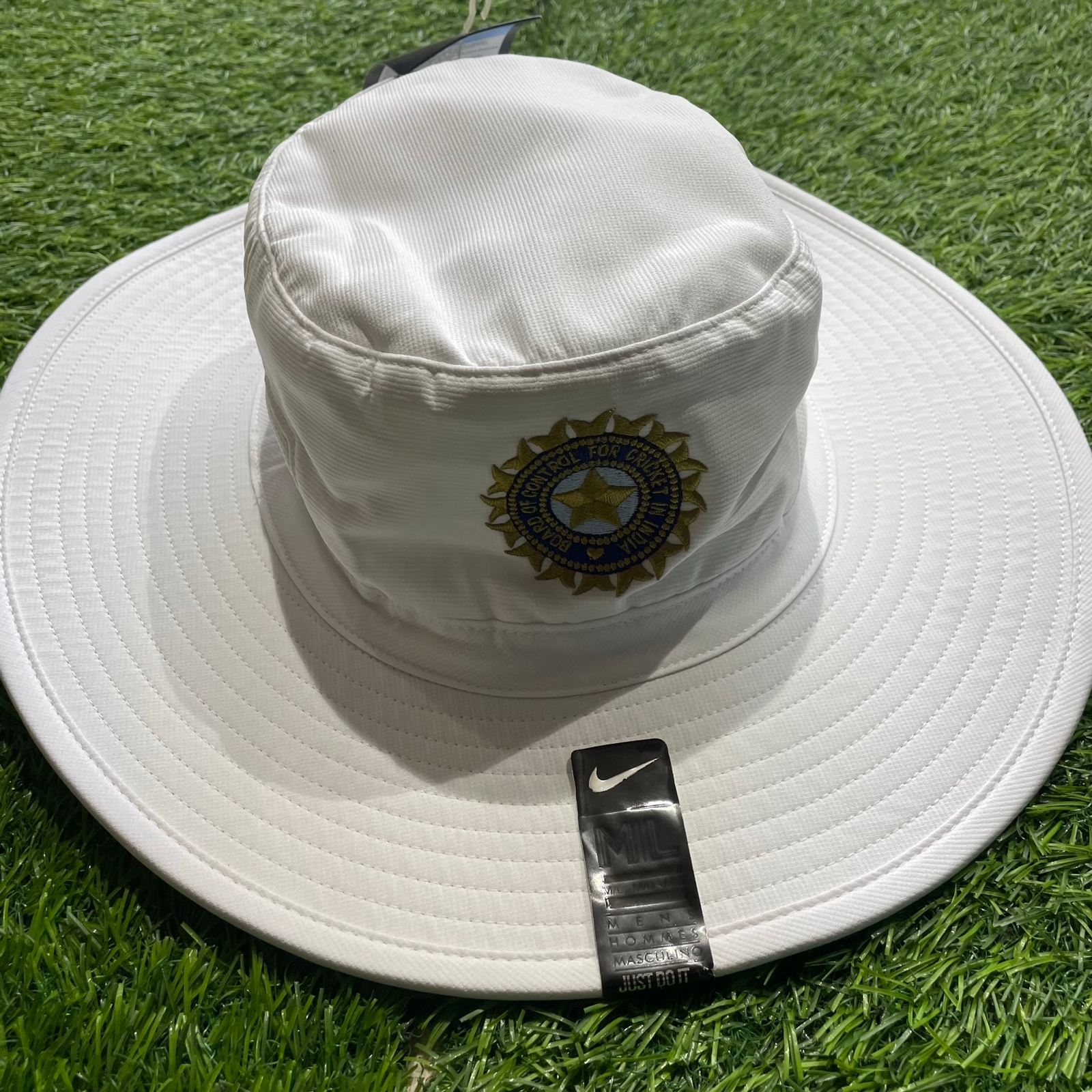 BCCI Cricket Hat White/Navy/Black Colour, Buy Online India